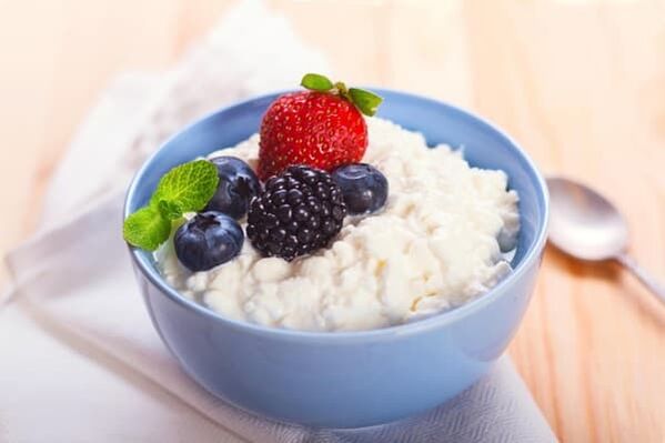 Cottage Cheese med frukt