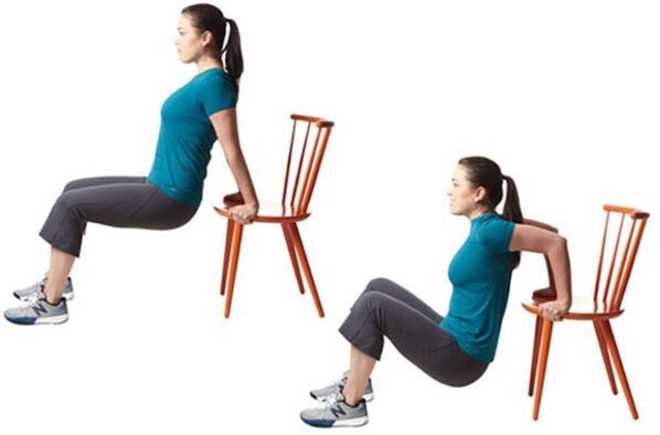 Omvendt push -ups